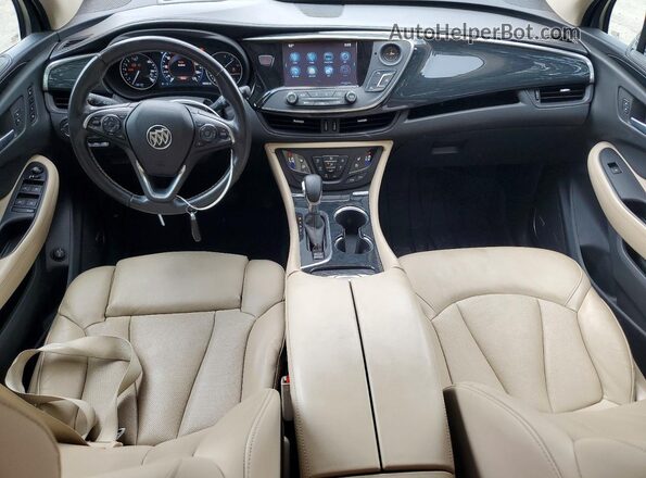LRBFXFSX6HD019965 2017 BUICK ENVISION Black წინა პანელის ხედი