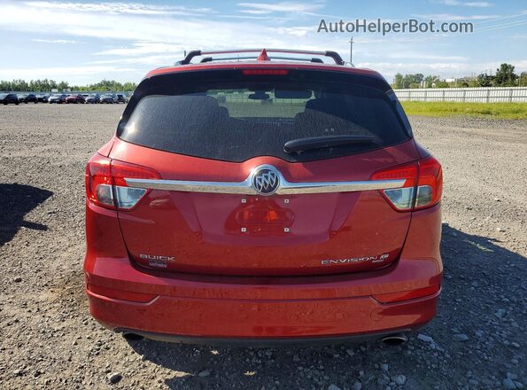 LRBFXFSX7GD188424 2016 BUICK ENVISION Red Rear view