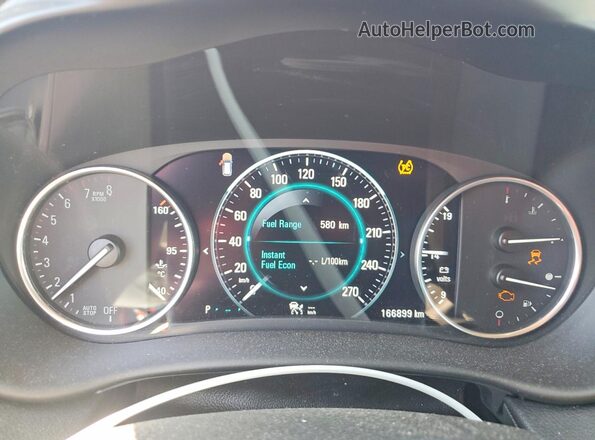 LRBFXFSX7GD188424 2016 BUICK ENVISION Red Instrument cluster view