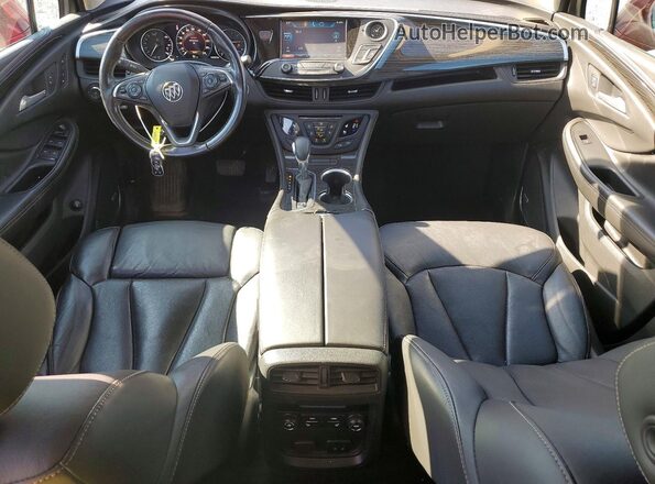 LRBFXFSX7GD188424 2016 BUICK ENVISION Red Dashboard view
