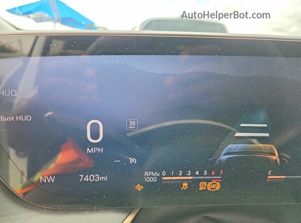 LRBFZLE44SD089286 2025 BUICK ENVISION White Instrument cluster view