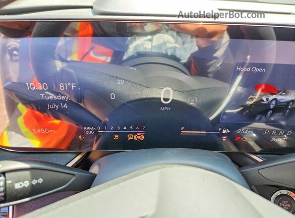 LRBFZLE46SD035729 2025 BUICK ENVISION Silver Instrument cluster view