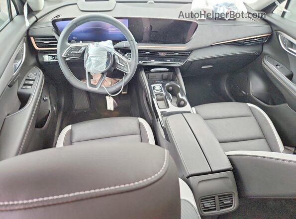 LRBFZLE47SD033343 2025 BUICK ENVISION White Առջևի վահանակի տեսք