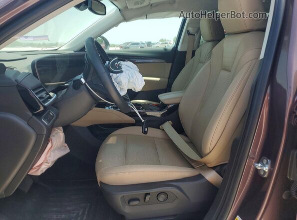 LRBFZME44RD043313 2024 BUICK ENVISION Maroon წინა სალონის ხედი