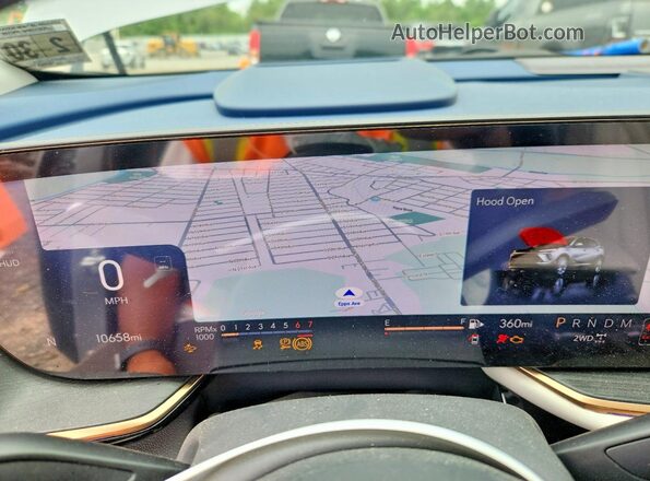 LRBFZME48SD034670 2025 BUICK ENVISION Silver Вид щитка приладів