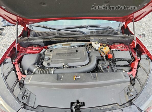 LRBFZMR45MD070653 2021 BUICK ENVISION Red Engine compartment view