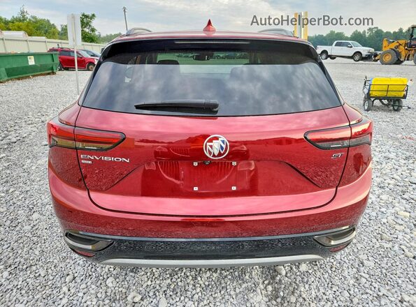 LRBFZMR45MD070653 2021 BUICK ENVISION Red Rear view