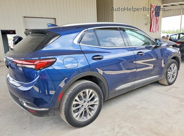 LRBFZMR45PD186410 2023 BUICK ENVISION Blue Trasero derecho