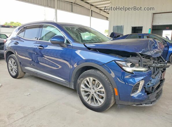 LRBFZMR45PD186410 2023 BUICK ENVISION Blue Delantero derecho