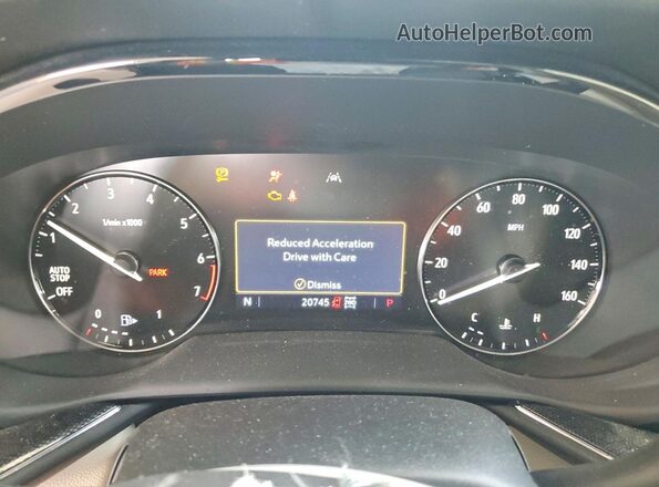 LRBFZMR45PD186410 2023 BUICK ENVISION Blue Vista del cuadro de instrumentos