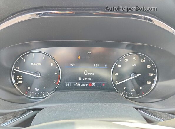 LRBFZMR46PD164397 2023 BUICK ENVISION Black Սարքավորումների վահանակի տեսք
