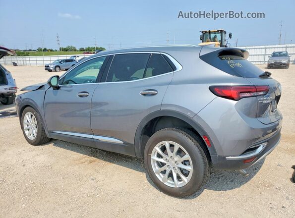 LRBFZMR4XMD149185 2021 BUICK ENVISION Gray Rear left