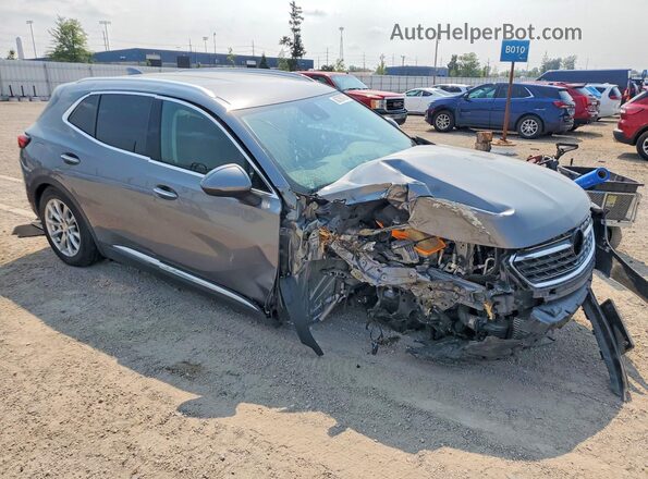 LRBFZMR4XMD149185 2021 BUICK ENVISION Gray Front right