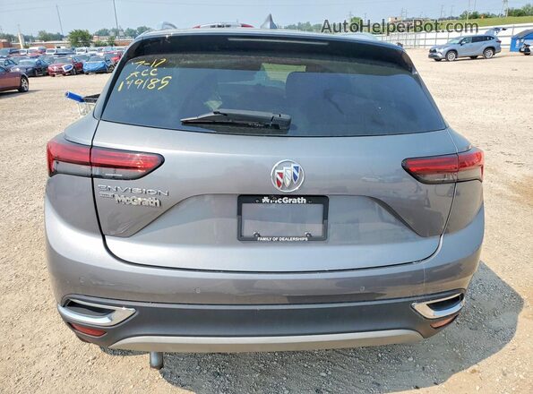 LRBFZMR4XMD149185 2021 BUICK ENVISION Gray Rear view