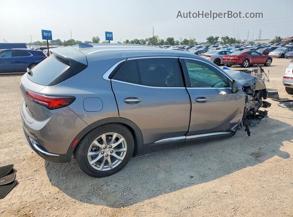 LRBFZMR4XMD149185 2021 BUICK ENVISION Gray Rear right