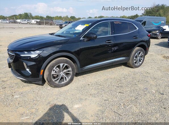 LRBFZNR40ND016880 2022 BUICK ENVISION Black Przód lewy