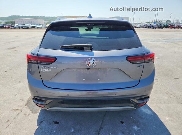 LRBFZNR40ND069952 2022 BUICK ENVISION Gray უკანა ხედი