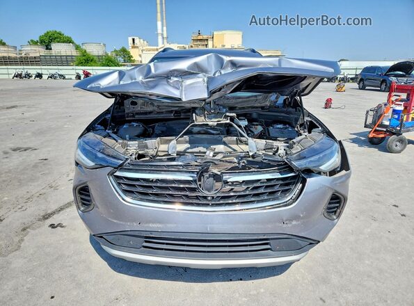 LRBFZNR40ND069952 2022 BUICK ENVISION Gray წინა ხედი