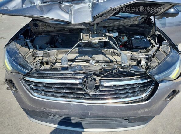 LRBFZNR40ND069952 2022 BUICK ENVISION Gray უკანა სალონის ხედი