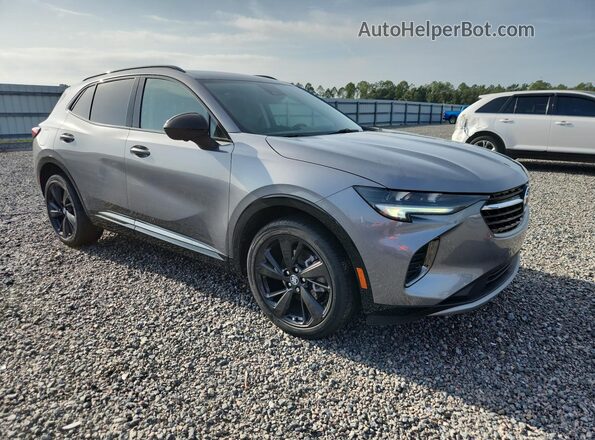 LRBFZNR41ND064095 2022 BUICK ENVISION Gray Delantero derecho