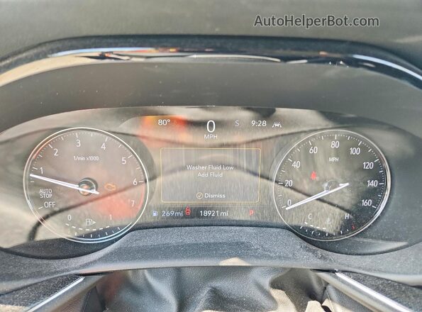 LRBFZNR43PD038519 2023 BUICK ENVISION Black ხელსაწყოთა პანელის ხედი