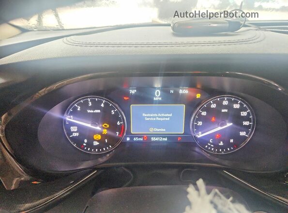 LRBFZNR44PD054177 2023 BUICK ENVISION Gray Вид щитка приладів