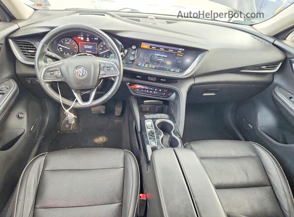 LRBFZNR45MD165008 2021 BUICK ENVISION Black წინა პანელის ხედი