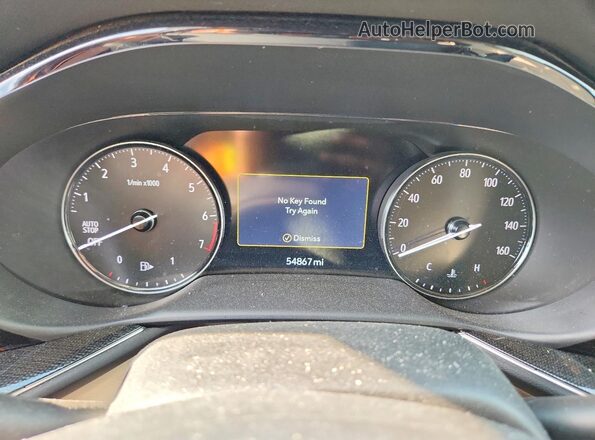 LRBFZNR48MD072094 2021 BUICK ENVISION Blue Vista del cuadro de instrumentos
