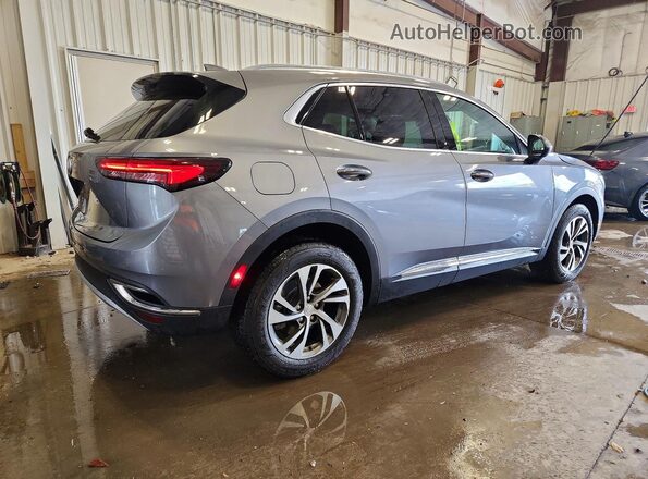 LRBFZNR48MD138126 2021 BUICK ENVISION Silver Tył prawy