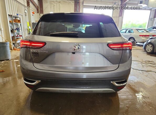 LRBFZNR48MD138126 2021 BUICK ENVISION Silver Widok z tyłu