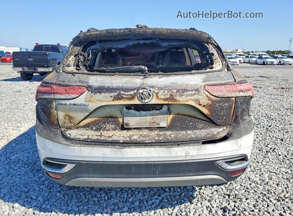 LRBFZNR49MD070757 2021 BUICK ENVISION White Հետևի տեսք