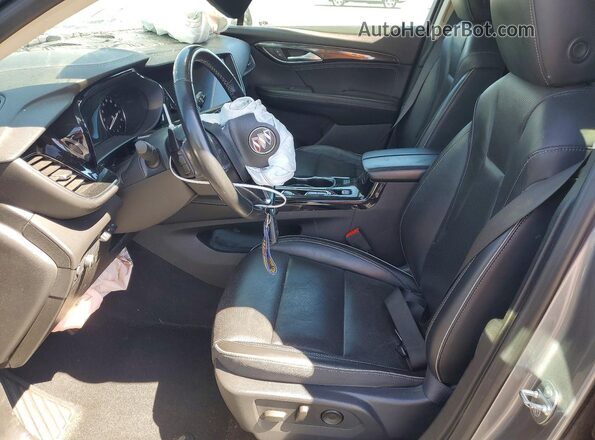 LRBFZNR49MD147434 2021 BUICK ENVISION Charcoal Вид салону спереду
