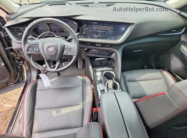 LRBFZNR49ND115858 2022 BUICK ENVISION Black Dashboard view