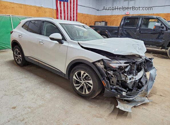 LRBFZNR49PD023877 2023 BUICK ENVISION White Передня права чверть