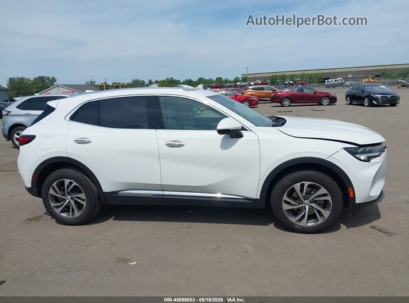 LRBFZNR4XND068338 2022 BUICK ENVISION White უკანა სალონის ხედი