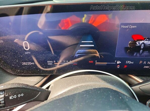 LRBFZPE42RD059611 2024 BUICK ENVISION Gray Instrument cluster view