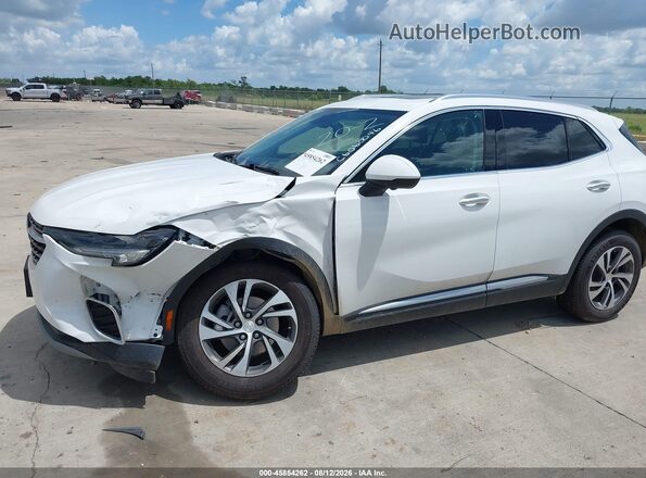 LRBFZPR41MD111376 2021 BUICK ENVISION White Front view