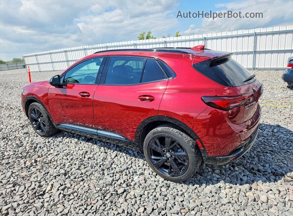 LRBFZPR41ND015796 2022 BUICK ENVISION Maroon Հետևի ձախ