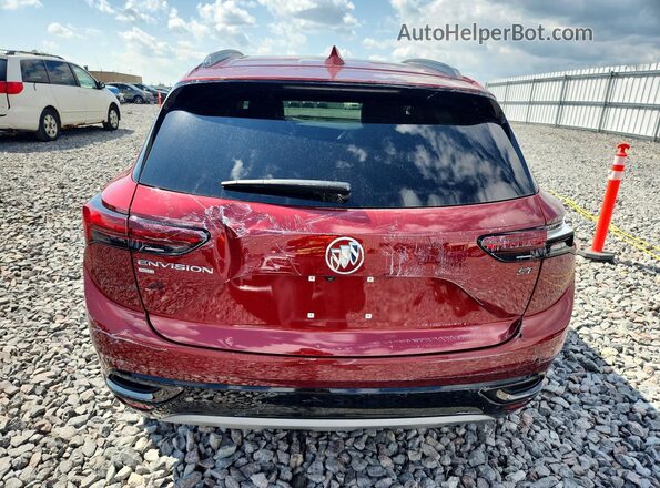 LRBFZPR41ND015796 2022 BUICK ENVISION Maroon Հետևի տեսք