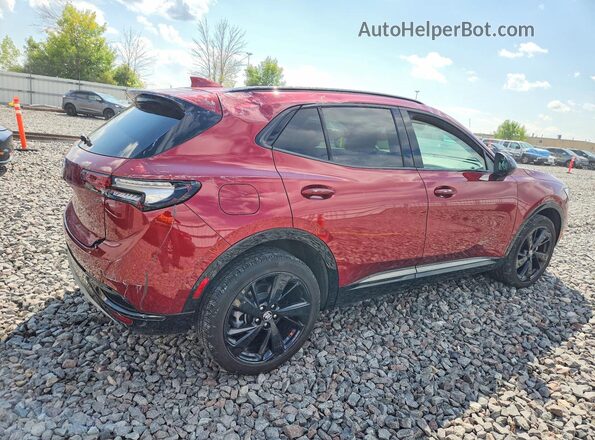 LRBFZPR41ND015796 2022 BUICK ENVISION Maroon Հետևի աջ