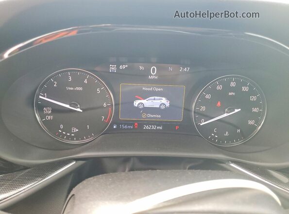 LRBFZPR41PD198216 2023 BUICK ENVISION Black Вид щитка приладів