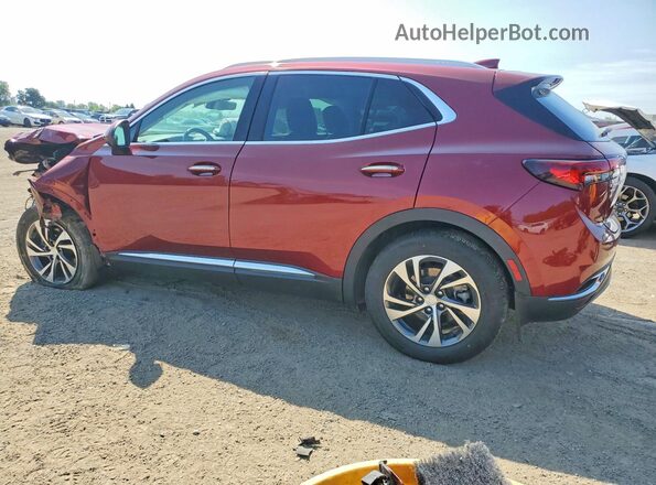 LRBFZPR47MD047747 2021 BUICK ENVISION Burgundy Tył lewy