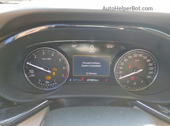 LRBFZPR47MD047747 2021 BUICK ENVISION Burgundy Widok zestawu wskaźników