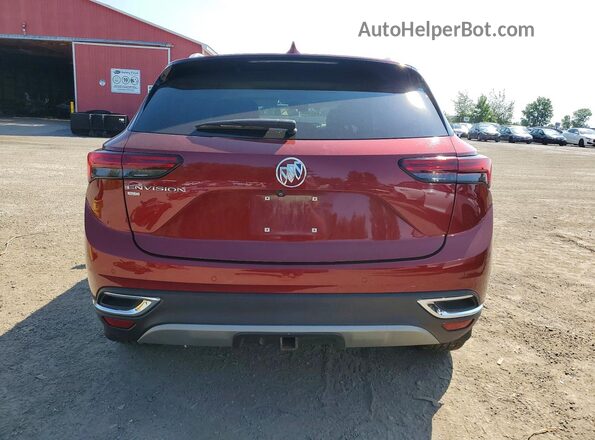 LRBFZPR47MD047747 2021 BUICK ENVISION Burgundy Widok z tyłu