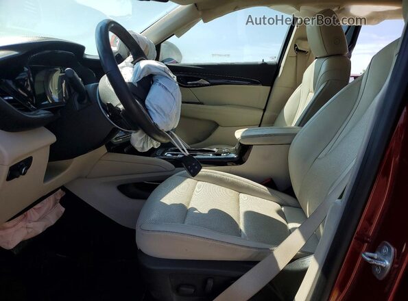 LRBFZPR47MD047747 2021 BUICK ENVISION Burgundy Widok wnętrza z przodu