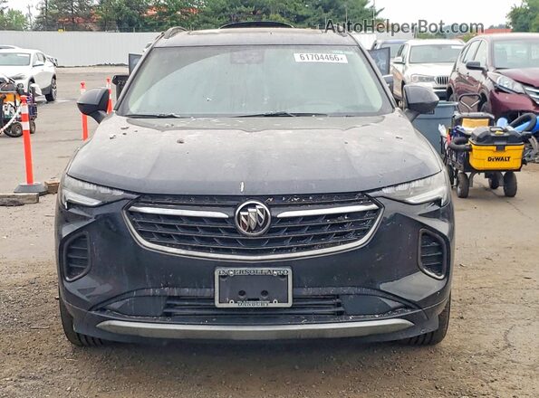 LRBFZPR48MD062919 2021 BUICK ENVISION Black წინა ხედი