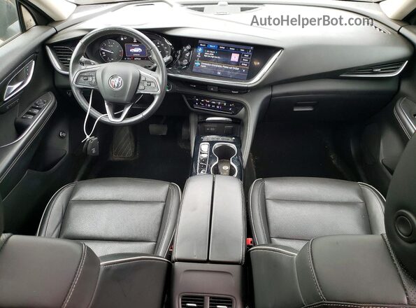 LRBFZPR48MD062919 2021 BUICK ENVISION Black წინა პანელის ხედი