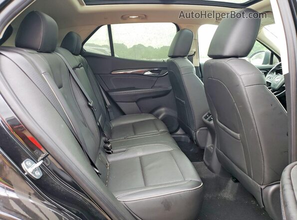 LRBFZPR48MD062919 2021 BUICK ENVISION Black უკანა სალონის ხედი