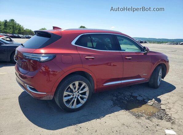 LRBFZRR47ND081541 2022 BUICK ENVISION Maroon უკანა მარჯვენა