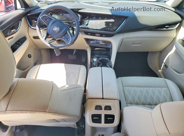 LRBFZRR47ND081541 2022 BUICK ENVISION Maroon წინა პანელის ხედი